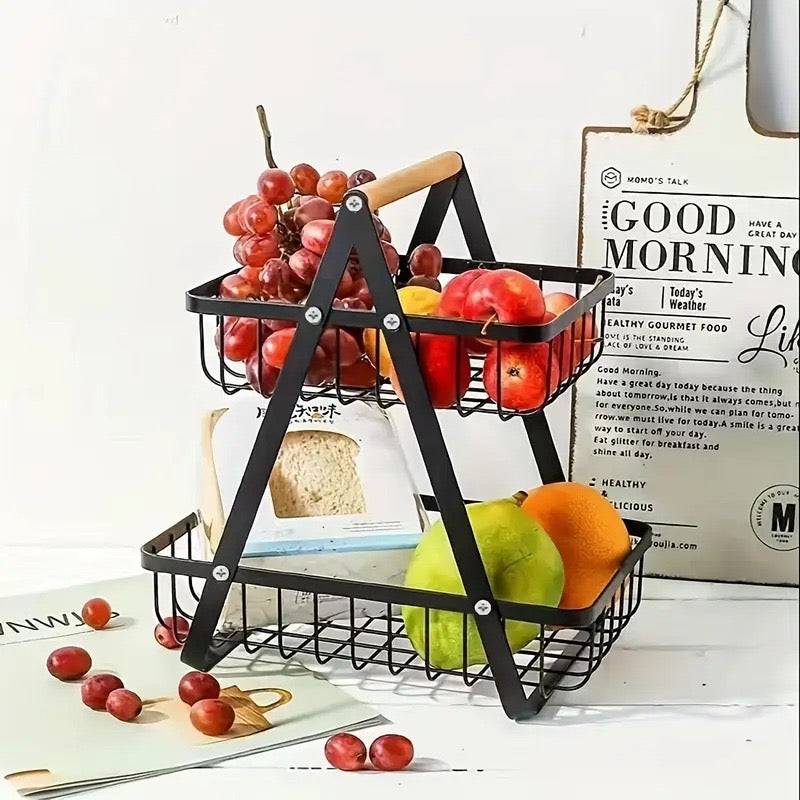 Fruit Basket ,Fruit Bowl Holder Bread Basket Vegetable Rack - Cozly Decor