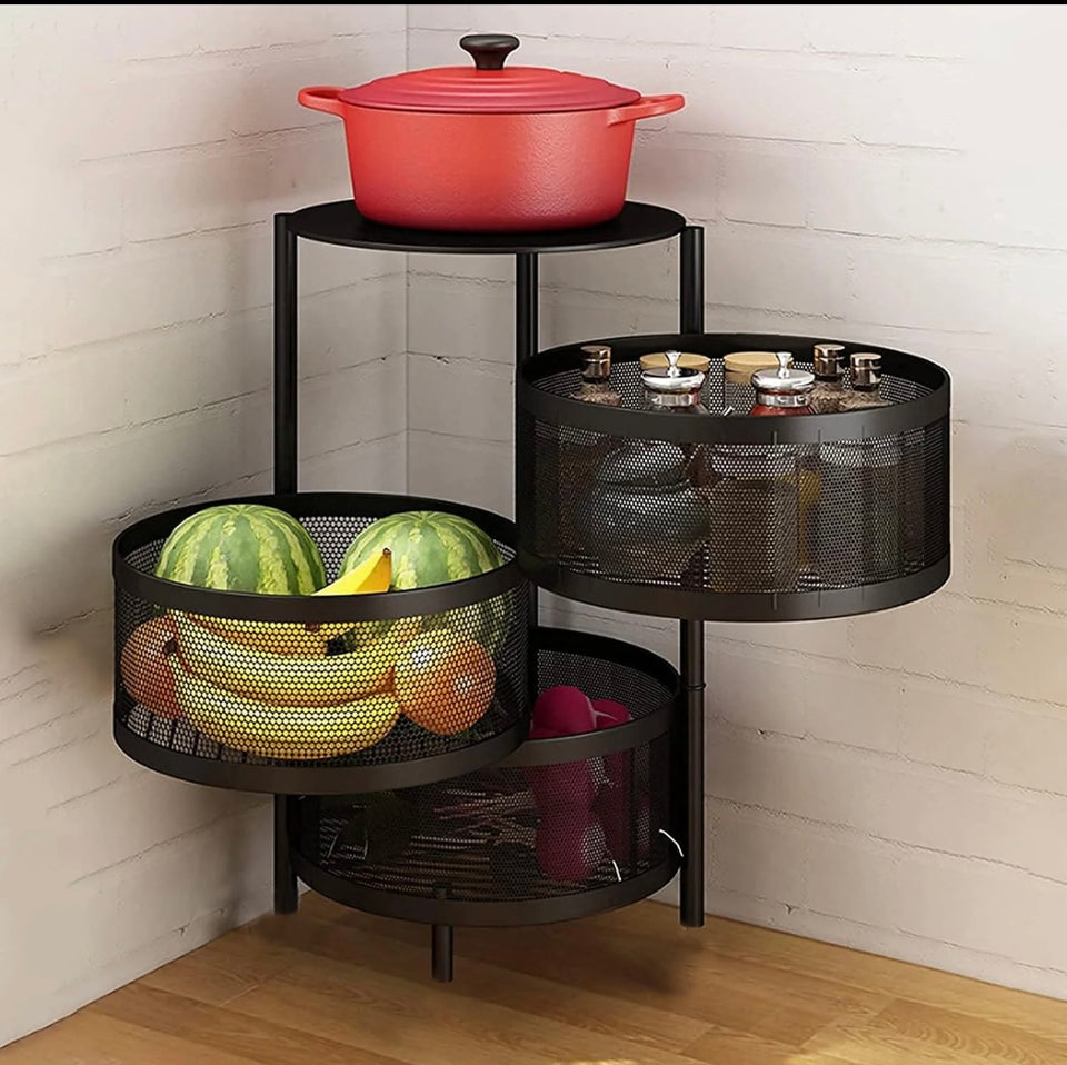 Counter Top Vegetable Metal Trolley By Cozly Decor - Cozly Decor