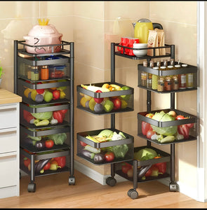 Premium Square Metal Trolley By Cozly Decor - Cozly Decor