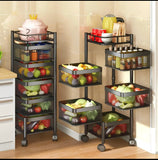 Premium Square Metal Trolley By Cozly Decor - Cozly Decor