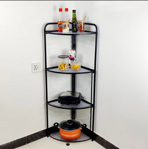 Foldable Corner Shelf with Tripod Base - Cozly Decor