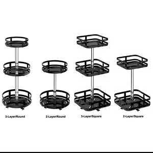 360° Rotatable Metal Storage Organizer