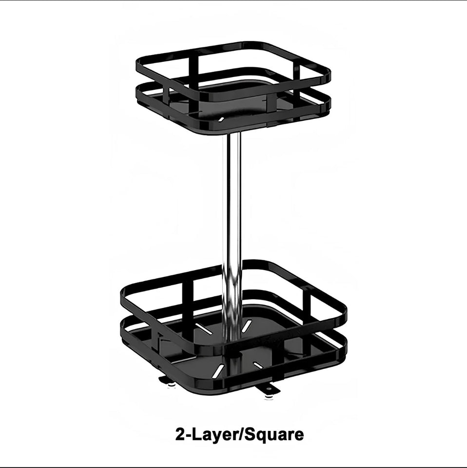 360° Rotatable Metal Storage Organizer