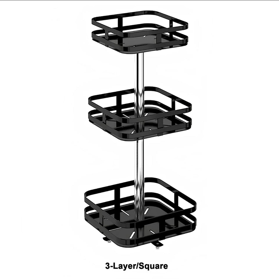 360° Rotatable Metal Storage Organizer by Cozly Decor - Cozly Decor