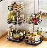 360° Rotatable Metal Storage Organizer by Cozly Decor - Cozly Decor
