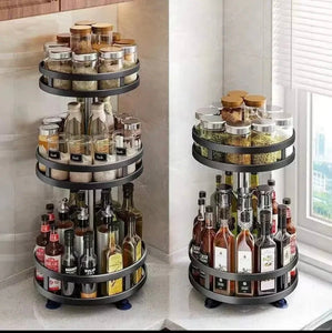 360° Rotatable Metal Storage Organizer by Cozly Decor - Cozly Decor