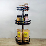 360° Rotatable Metal Storage Organizer by Cozly Decor - Cozly Decor