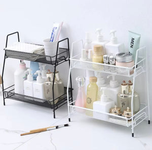 2 layer metal stand - Cozly Decor