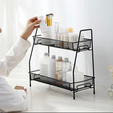 2 layer metal stand - Cozly Decor