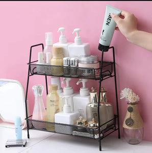 2 layer metal stand - Cozly Decor
