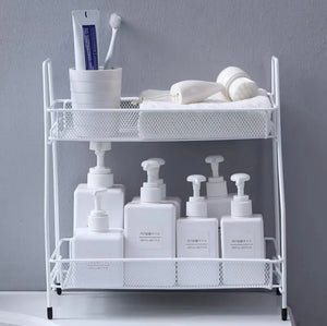 2 layer metal stand - Cozly Decor