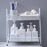 2 layer metal stand - Cozly Decor