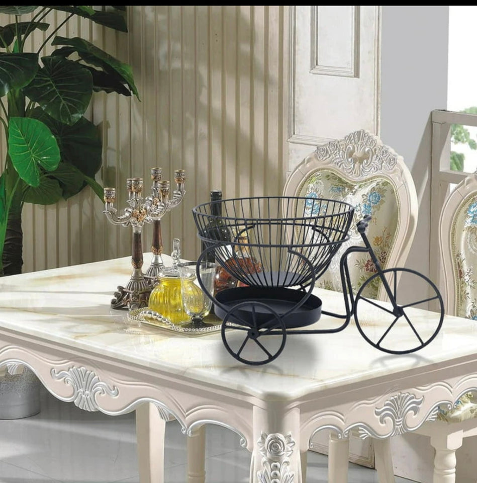 Tricycle Design Fruit Basket - Cozly Decor