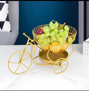 Tricycle Design Fruit Basket - Cozly Decor