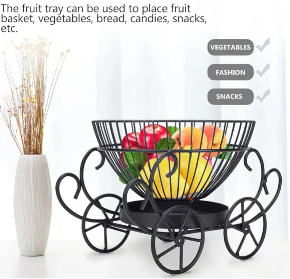 2 Tier Decorative Fruit Basket - Cozly Decor