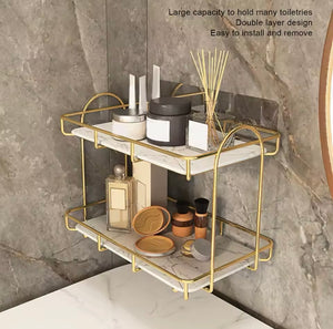 2-Tier Luxury Vanity Storage - Cozly Decor