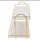 2-Tier Luxury Vanity Storage - Cozly Decor