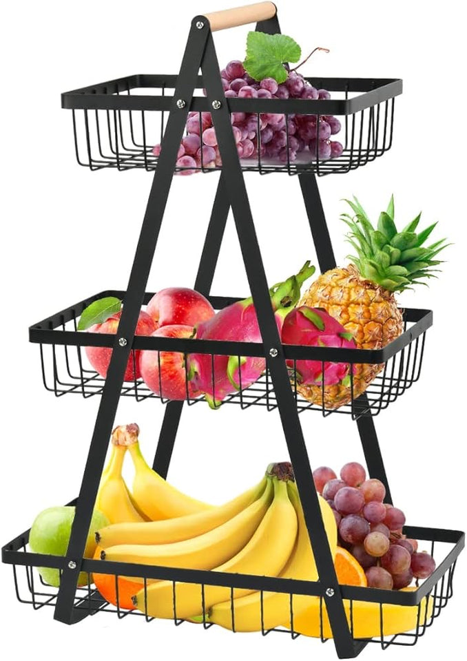 Fruit Basket ,Fruit Bowl Holder Bread Basket Vegetable Rack - Cozly Decor